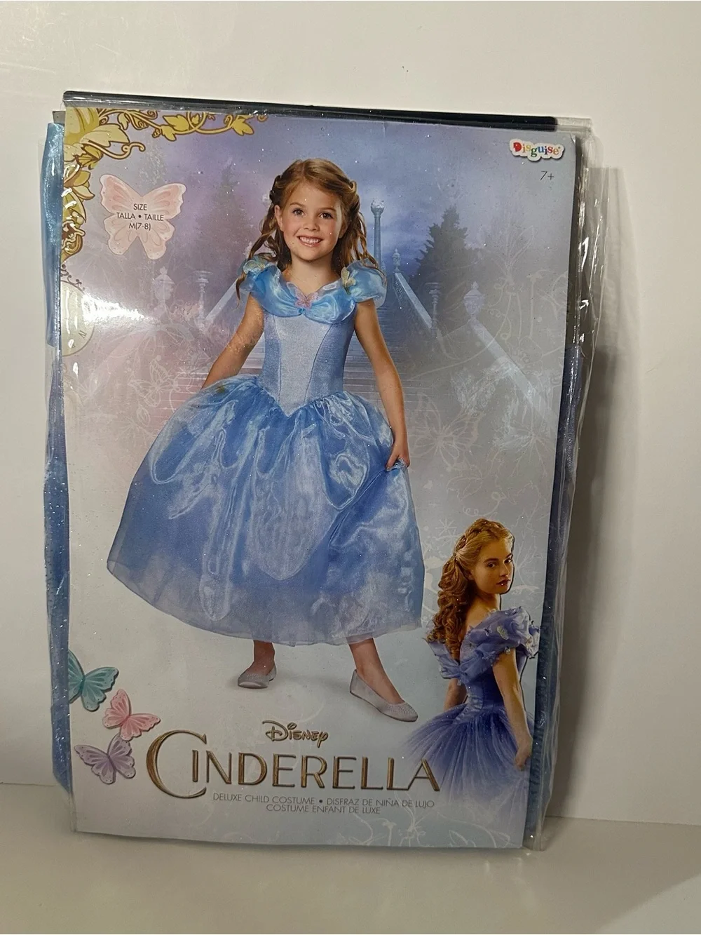 Disney Cinderella Movie Deluxe Girls S, M, or L Halloween Costume Dress Up NEW